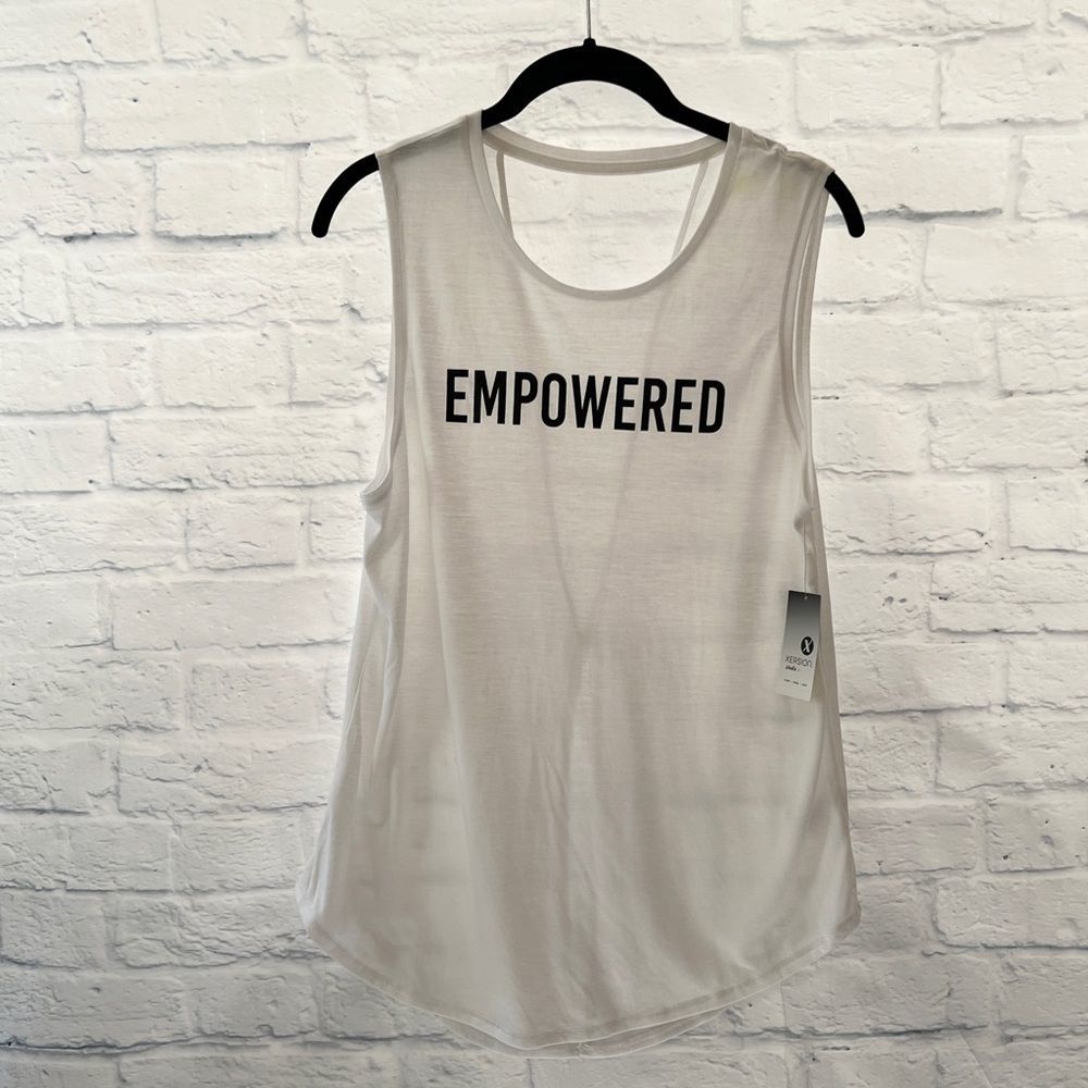 New "Empowered" Muscle Tank Top Vented Xersion